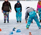 Silitysrauta-curlingia SOOLin Talvipäivillä Savonlinnassa 2017 (Kuva Tiia Tanhuanpää)